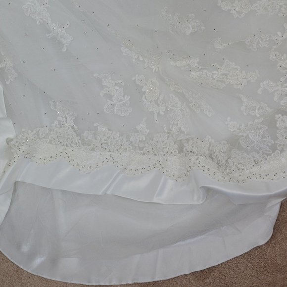 Mori Lee By Madeline Gardner Wedding Dress Size 24 NWT - Picture 12 of 16